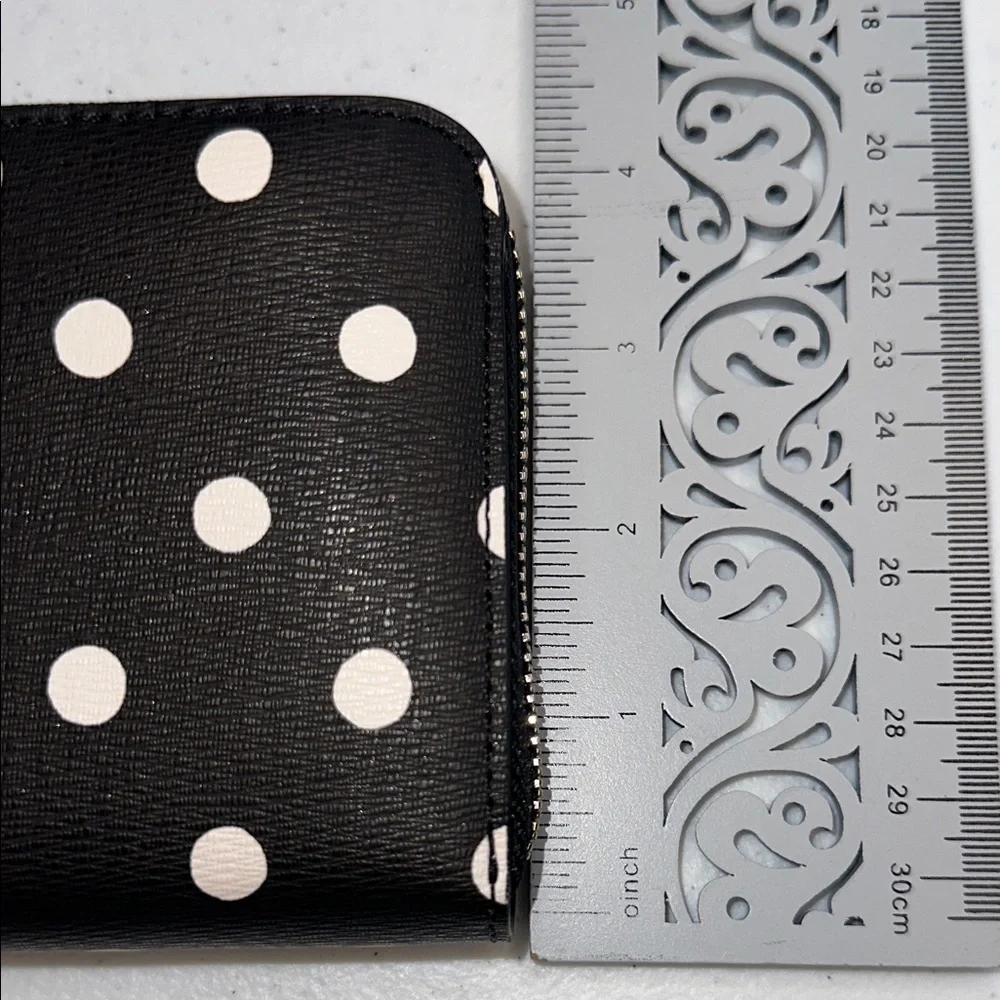 Kate Spade Black and White Polka Dot Wallet